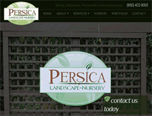 Tablet Screenshot of persica.com